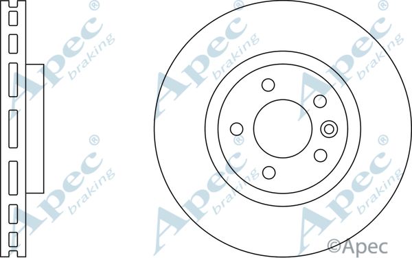 APEC BRAKING Bremžu diski DSK2323